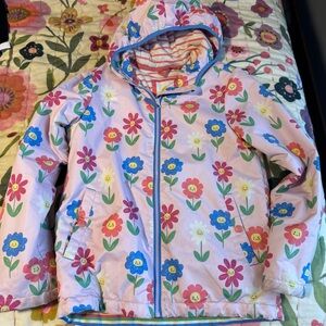 Mini Boden Girls Smiling Flowers jacket ~ 11-12 years